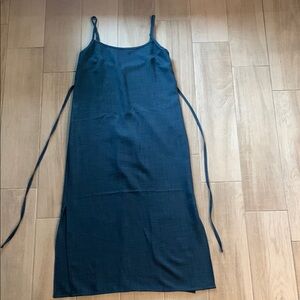 Homemade Navy Blue Spaghetti Strap Dress - Women’s Small